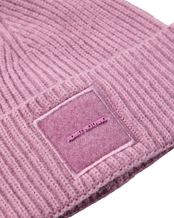 Palmyra Rib Beanie Chrosite Pink