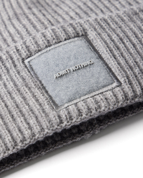 Palmyra Rib Beanie Smokey Grey