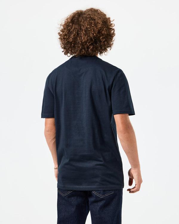 Leo Gregory – T-Shirt mit Grafik, Marineblau