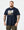 Große Größen - Leo Gregory Grafik-T-Shirt Marineblau