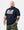 Taglie forti - Maglietta grafica Badman blu navy