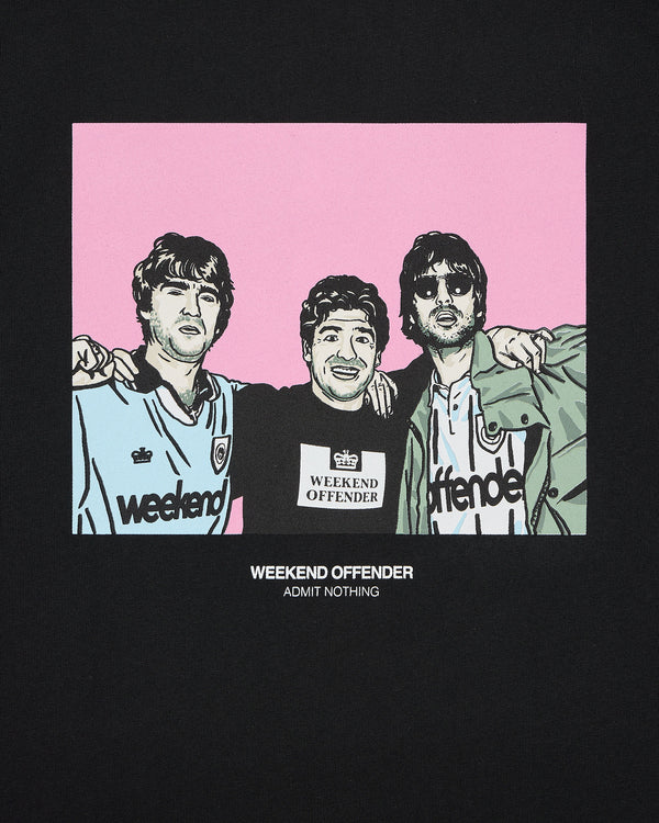 Große Größen - T-Shirt mit Grafik „Diego“ in Schwarz