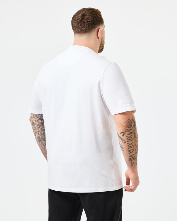 Große Größen - T-Shirt mit Grafik „Diego“ in Weiß