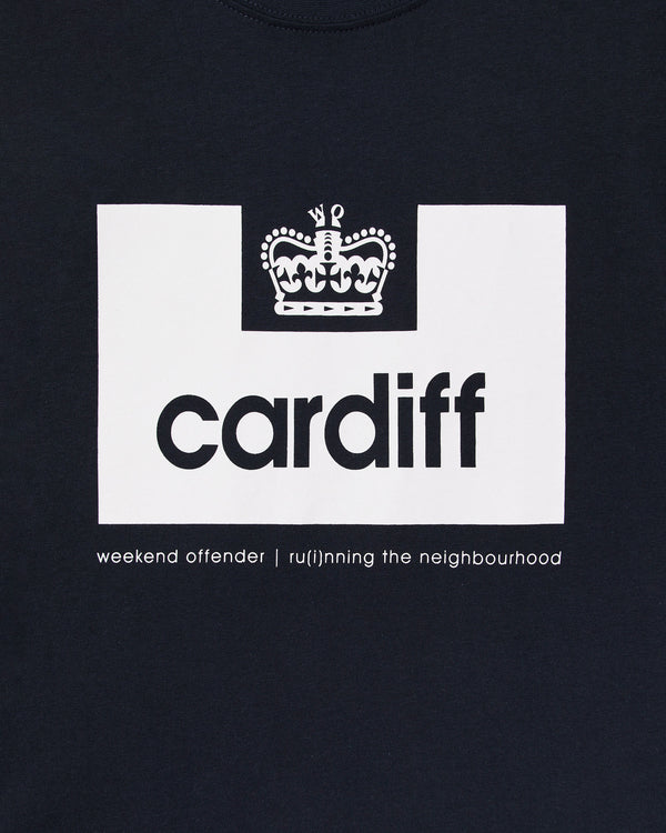 City Series 2 Cardiff T-Shirt Marineblau/Weiß