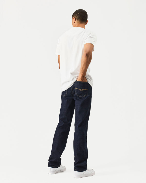 Jeans in denim larghi lavaggio scuro