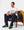 Tapered Fit Denim Jeans Dark Rinse
