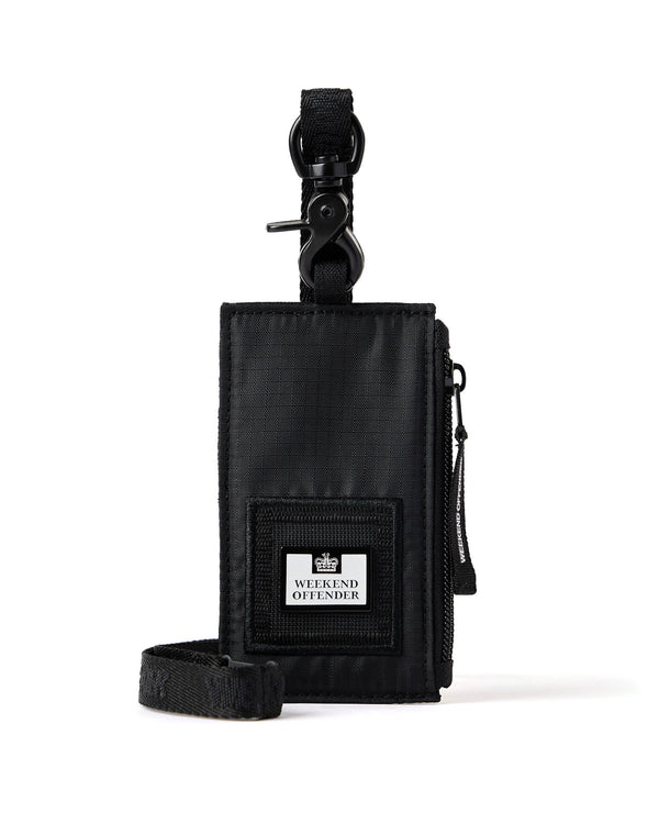 Borsa con cordino Ripstop nero