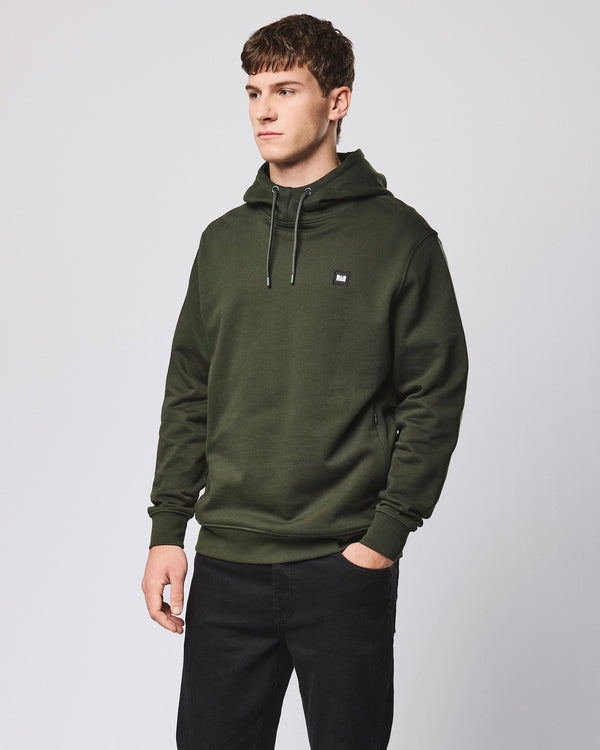 Ribbe Hoodie Black Forest Green