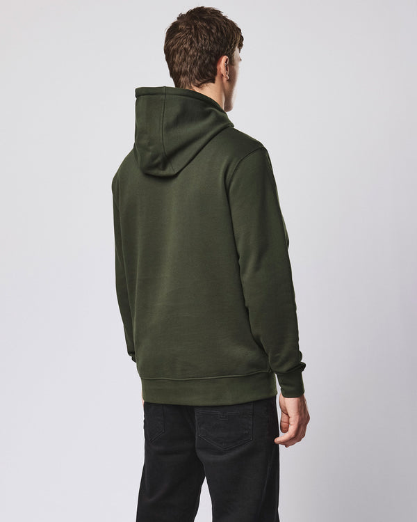 Ribbe Hoodie Black Forest Green