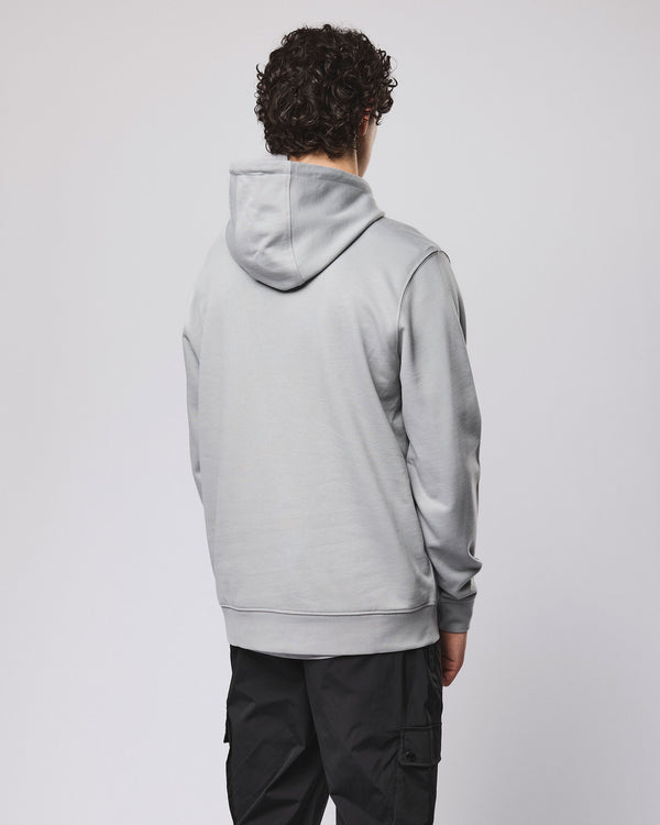 Ribbe Hoodie Rauchgrau