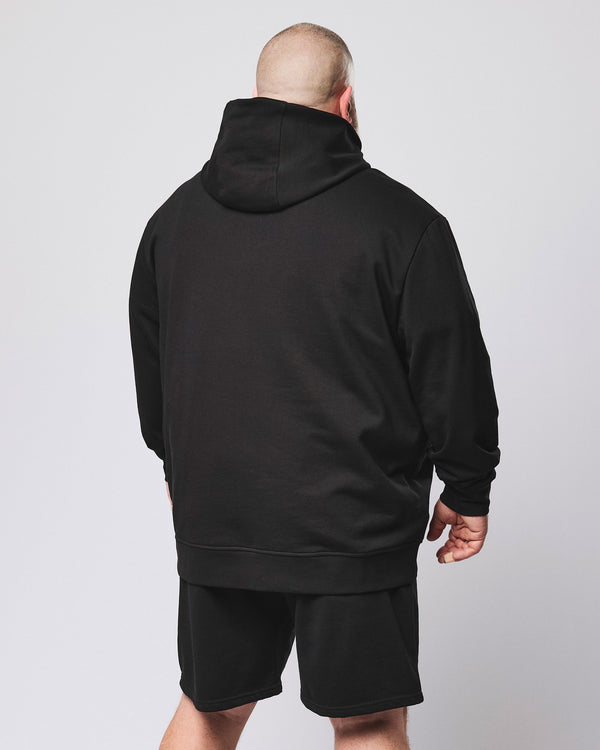 Plus Size - Cobain Hoodie Black/Amazonite Green