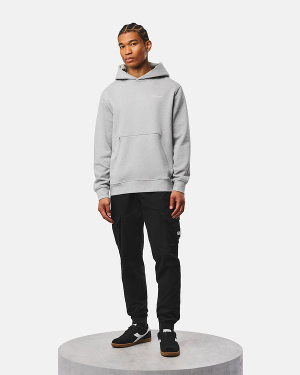 Pares Hoodie Grey Marl/Ghost