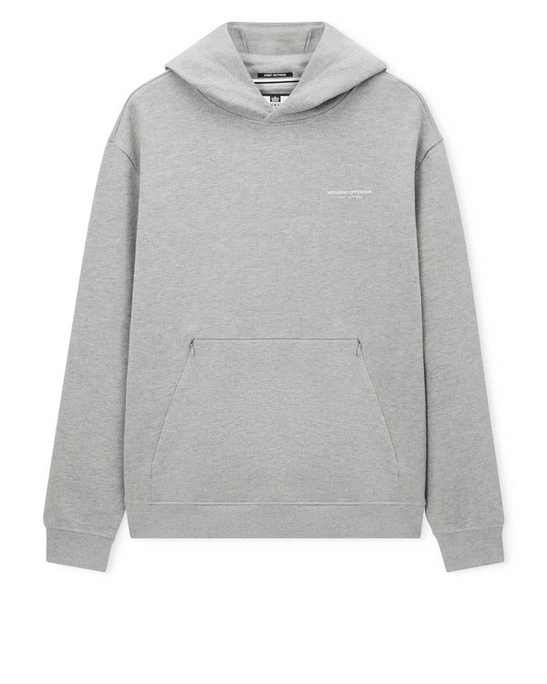Pares Hoodie Grey Marl/Ghost