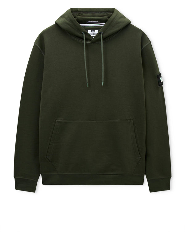 Plus Size - Oulton Hoodie Black Forest Green