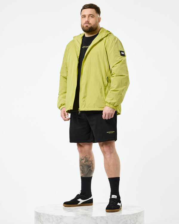 Plus Size - Technician  Mesh Lined Jacket Peridot Green