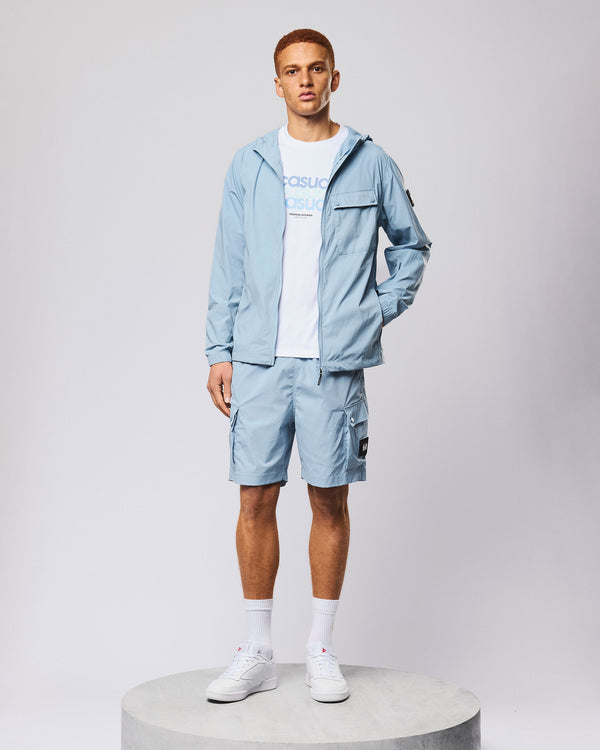 Temara Technical Windbreaker Jacket Blue Tourmaline