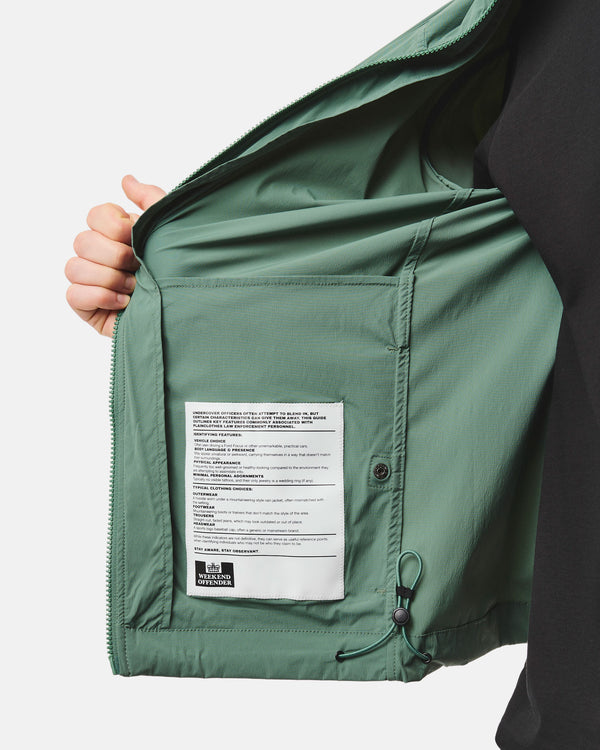 Windbreakerjacke Temara Thymian-Grün