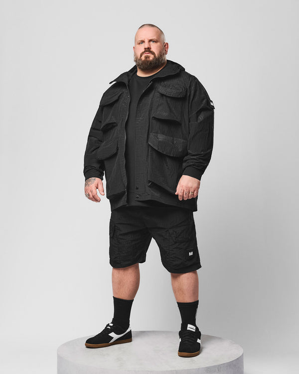 Plus Size - Cotoca Ripstop Field Jacket Black