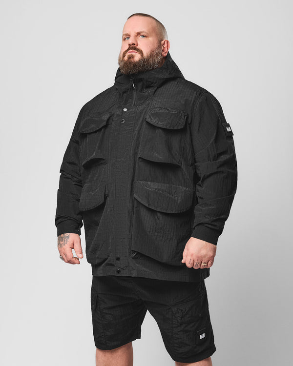 Plus Size - Cotoca Ripstop Field Jacket Black