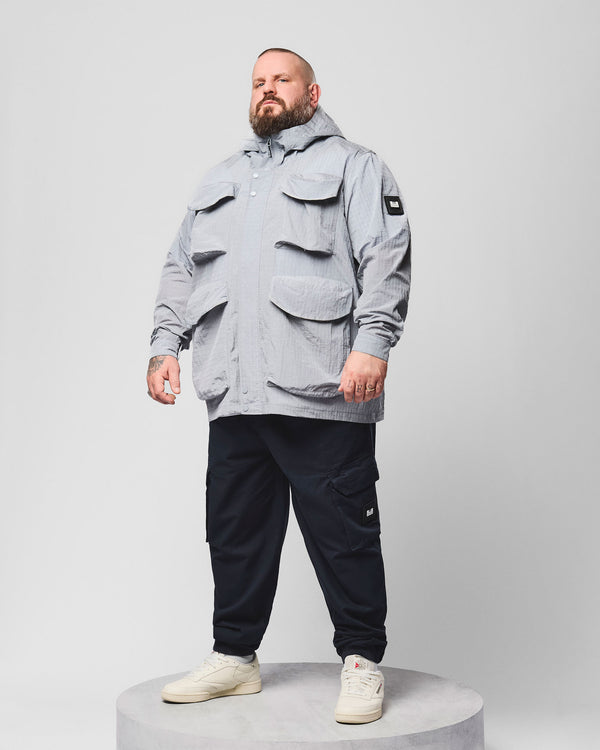 Plus Size - Cotoca Ripstop Field Jacket Smokey Grey