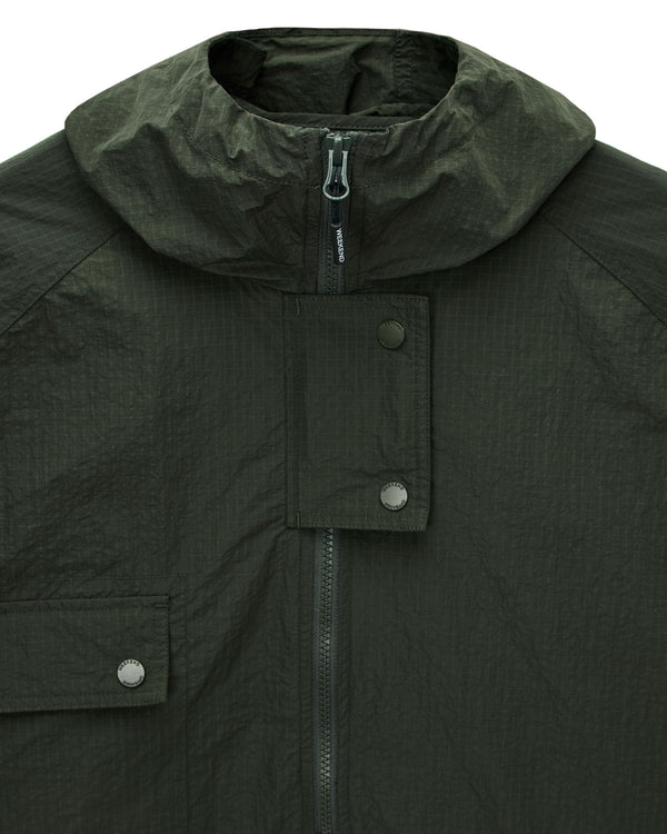 Zeralda Overhead Jacket Black Forest Green