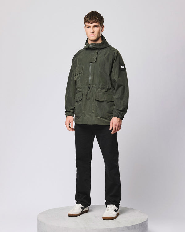 Zeralda Overhead Jacket Black Forest Green