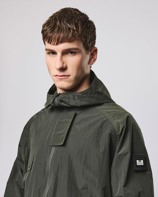 Zeralda Overhead Jacket Black Forest Green