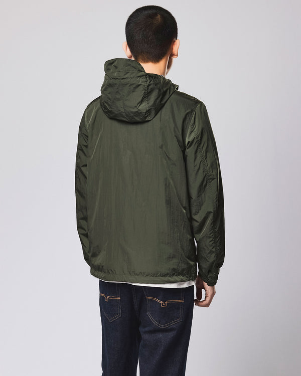 Campania Windbreaker Jacket Black Forest Green