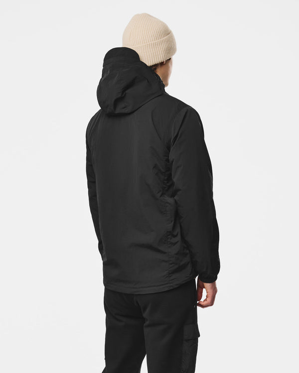 Technician Fleece-gefütterte Jacke Schwarz