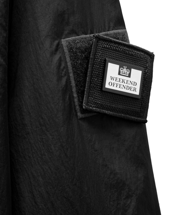 Technician Fleece-gefütterte Jacke Schwarz