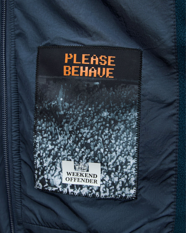 Technician Fleece-gefütterte Jacke Lagoon Blue