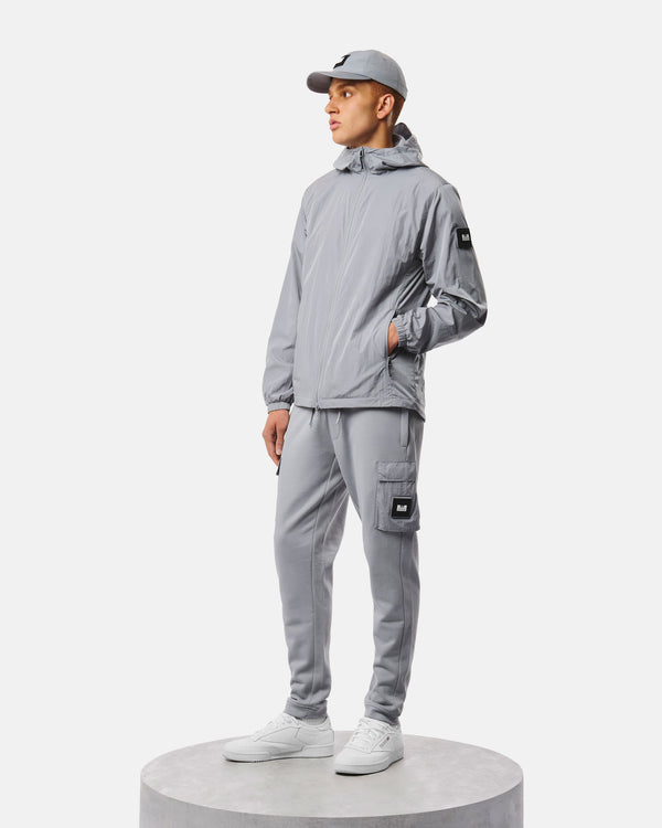 Technician Fleece-gefütterte Jacke Rauchgrau
