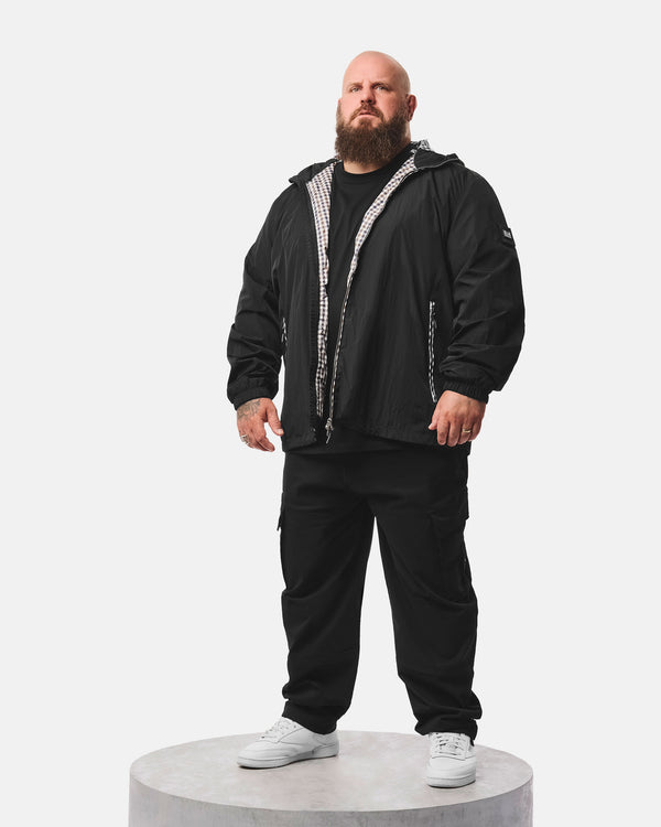 Plus Size - Campania Windbreaker Jacket Black