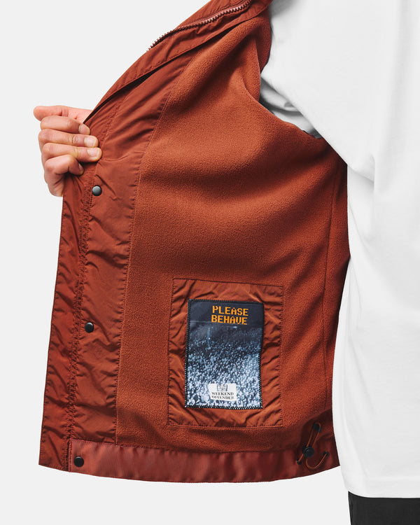 Tralee Windbreaker Jacket Brick