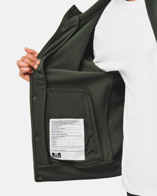 Thruxton Bomber Jacket Black Forest Green