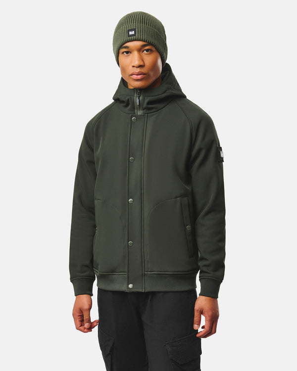Thruxton Bomber Jacket Black Forest Green