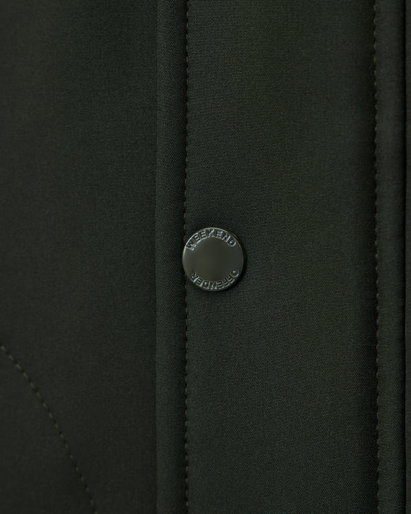 Thruxton Bomber Jacket Black Forest Green