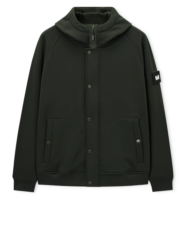 Thruxton Bomber Jacket Black Forest Green