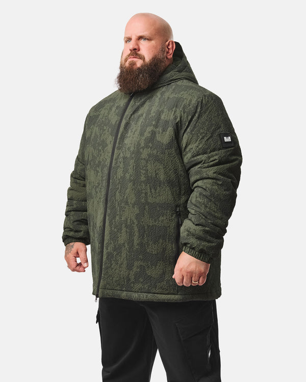 Taglie Forti - Giacca Tecnica Ero Nera Verde Foresta