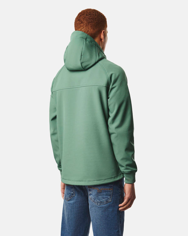 Stipe Softshell Jacket Thyme Green