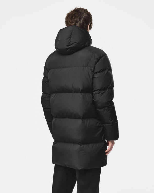 Piumino lungo Grampian nero