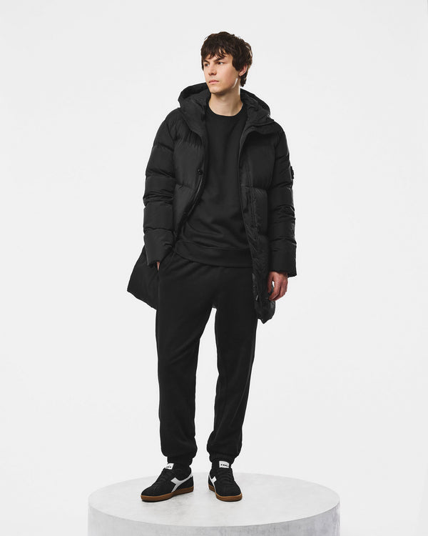 Piumino lungo Grampian nero