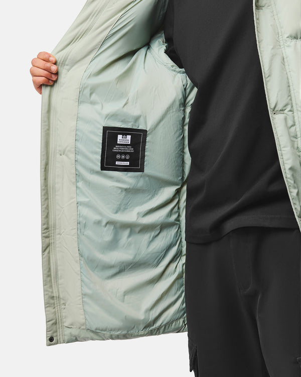 Grampian Longline Down Jacket Julep Green