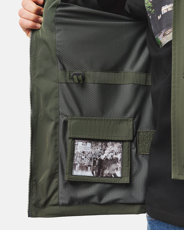 Harpocrates Field Jacket Black Forest Green