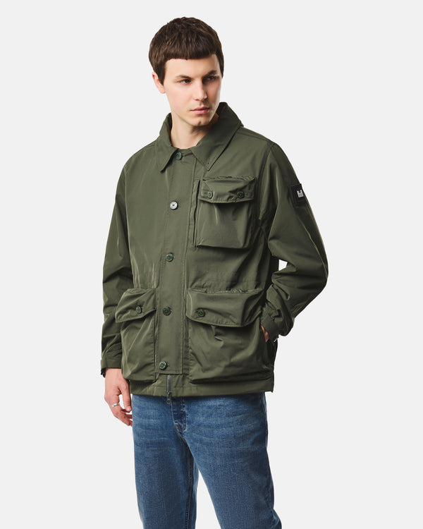 Harpocrates Field Jacket Black Forest Green