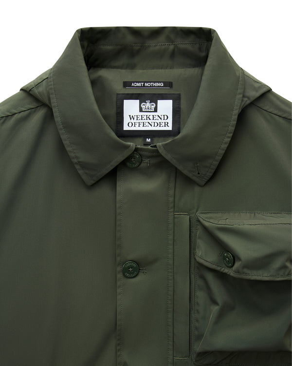 Harpocrates Field Jacket Black Forest Green