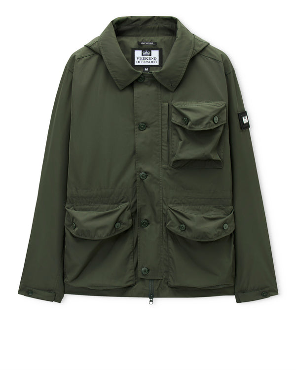 Harpocrates Field Jacket Black Forest Green