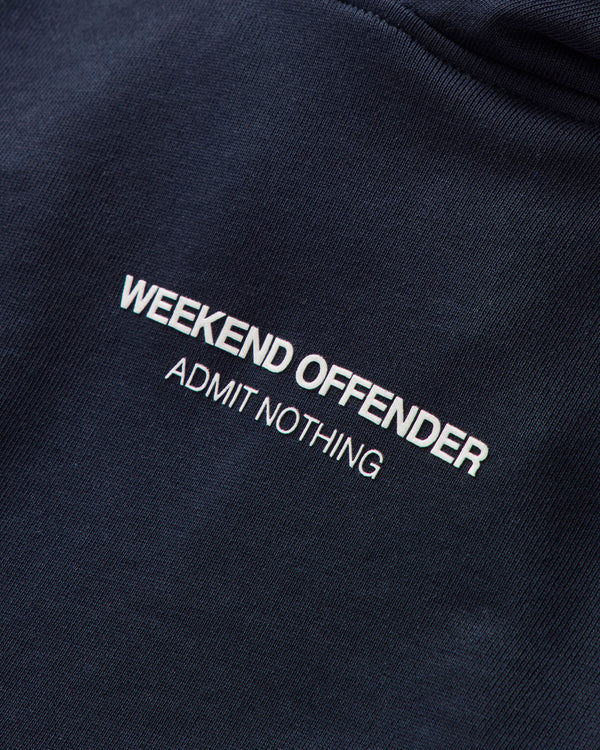 Kids Cobain Hoodie Navy/White