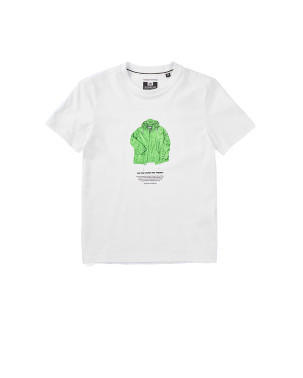 Kids Naz Graphic T-Shirt White