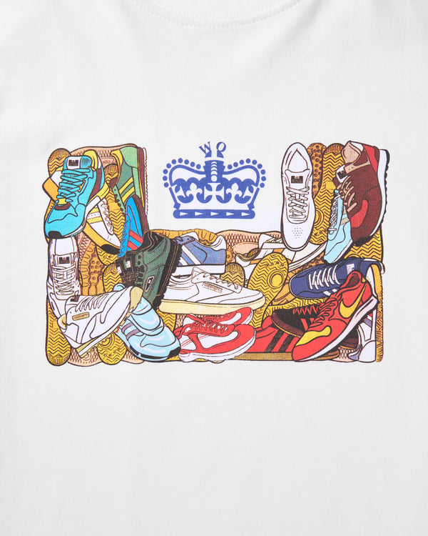 Kids D'arblay Graphic T-Shirt White